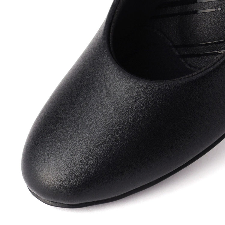 ＥＮＧＬＩＳＨ ＧＩＲＬ 【english girl by J.P.】ラウンドトゥパンプス/ブラック/ASICS/ヒール5.0cm 黒