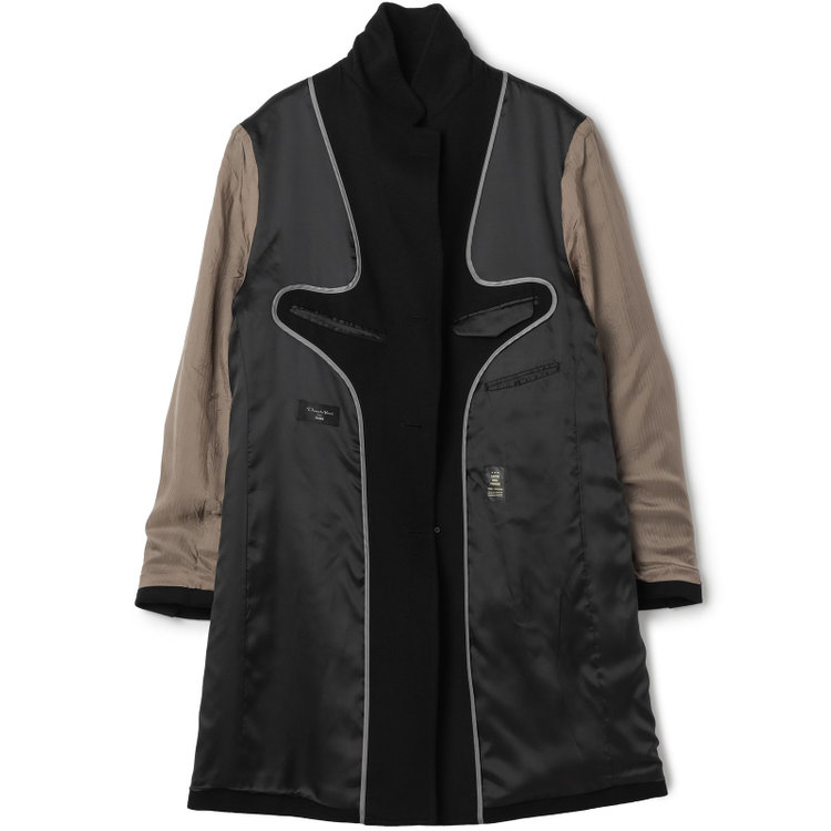 ソノタ（KONAKA用） 【THE 神 COAT】【Donato Vinci Italy UOMO】ウールチェスターコート/ブラック/NEW ZEALAND LIMITED WOOL 黒
