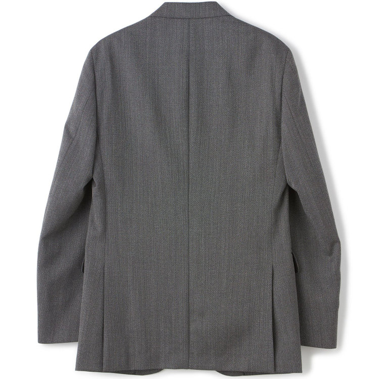 ＪＰ コンフォート 【JOHN PEARSE comfort】【年間】2釦シングルスリーピーススーツ ショートタック/グレー/ウォッシャブル/※裾上げ必要 グレー中間