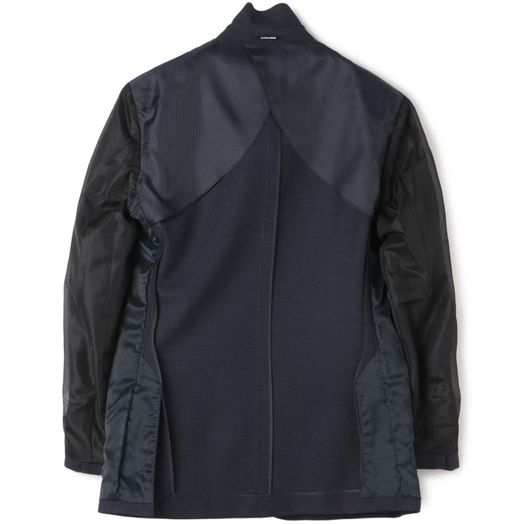 ＪＰ コンフォート 【JOHN PEARSE comfort】【年間】7WAY コーディネイトパンツ付き/2釦シングルスリーピーススーツ ショートタック/ネイビー×ソリッド+グレーパンツ/ウエストシャーリング/ウォッシャブル/ストレッチ/ULTRA MOVEM/※裾上げ必要 紺中間