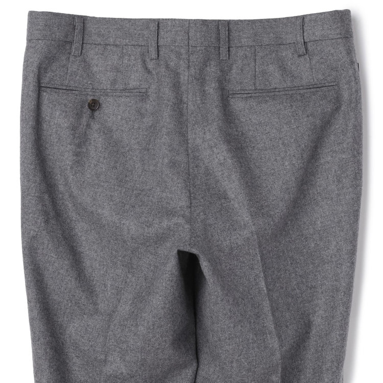 スタンリーブラッカ 【stanley blacker new york】【秋冬】ライトフランネルパンツ/※裾上げ必要 グレー淡色