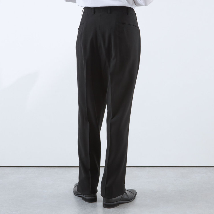 ソノタ（KONAKA用） 【大きいサイズ：K体】【RAGTIME】【秋冬】シングル2釦フォーマル/1タックパンツ/ウエストアジャスター仕様/※裾上げ必要 黒