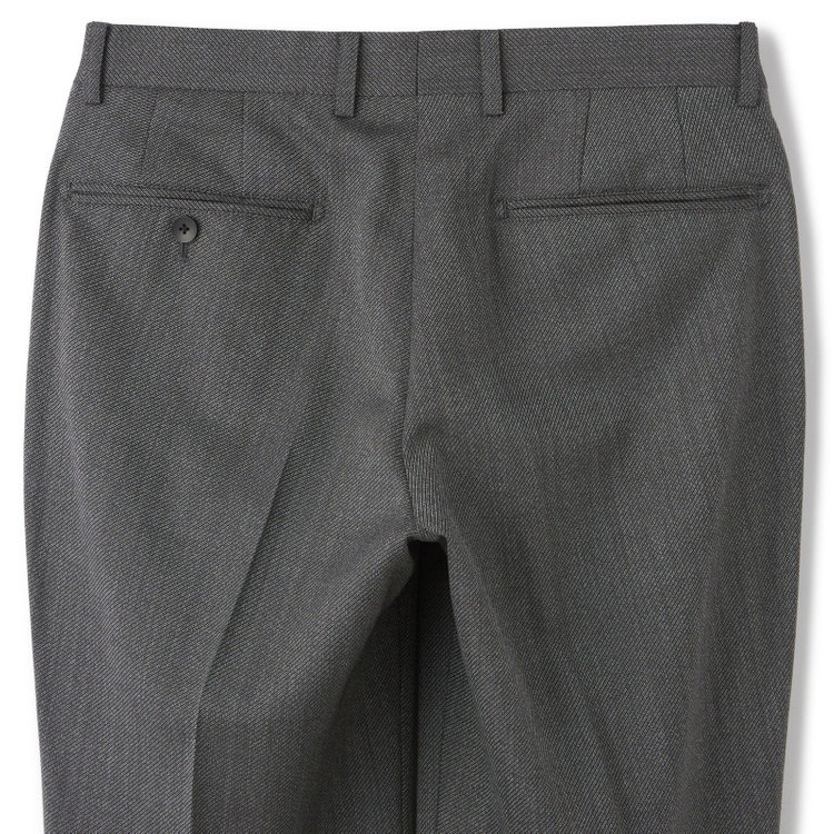 ＪＰ コンフォート 【JOHN PEARSE comfort】【年間】2釦シングルスリーピーススーツ ショートタック/グレー/ウォッシャブル/※裾上げ必要 グレー中間