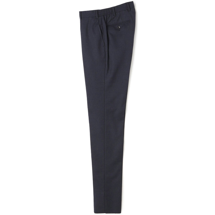 ＪＰ コンフォート 【JOHN PEARSE comfort】【年間】7WAY コーディネイトパンツ付き/2釦シングルスリーピーススーツ ショートタック/ネイビー×ソリッド+グレーパンツ/ウエストシャーリング/ウォッシャブル/ストレッチ/ULTRA MOVEM/※裾上げ必要 紺中間