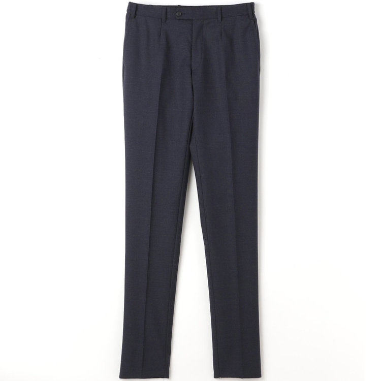ＪＰ コンフォート 【JOHN PEARSE comfort】【年間】7WAY コーディネイトパンツ付き/2釦シングルスリーピーススーツ ショートタック/ネイビー×ソリッド+グレーパンツ/ウエストシャーリング/ウォッシャブル/ストレッチ/ULTRA MOVEM/※裾上げ必要 紺中間