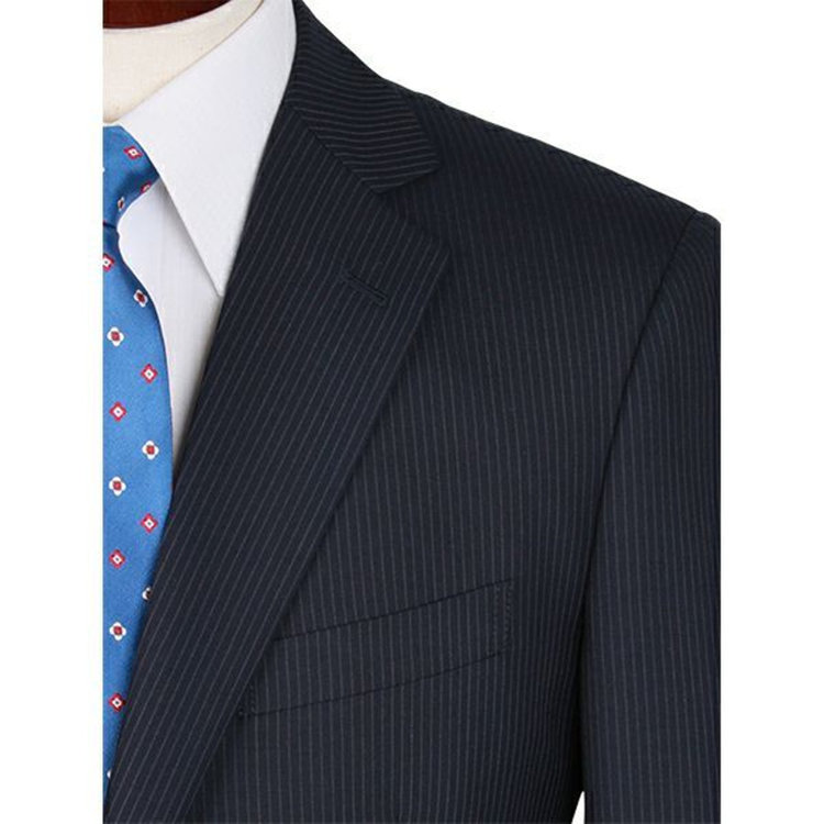 KONAKA　アウトレット 【WEB限定/OUTLET/汚れ・キズ等有】【春夏】スペアパンツ付き/ 2釦シングルスーツ /ネイビー×ストライプ ネイビー系(紺)