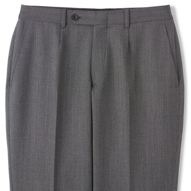 ＪＰ コンフォート 【JOHN PEARSE comfort】【年間】2釦シングルスリーピーススーツ ショートタック/グレー/ウォッシャブル/※裾上げ必要 グレー中間