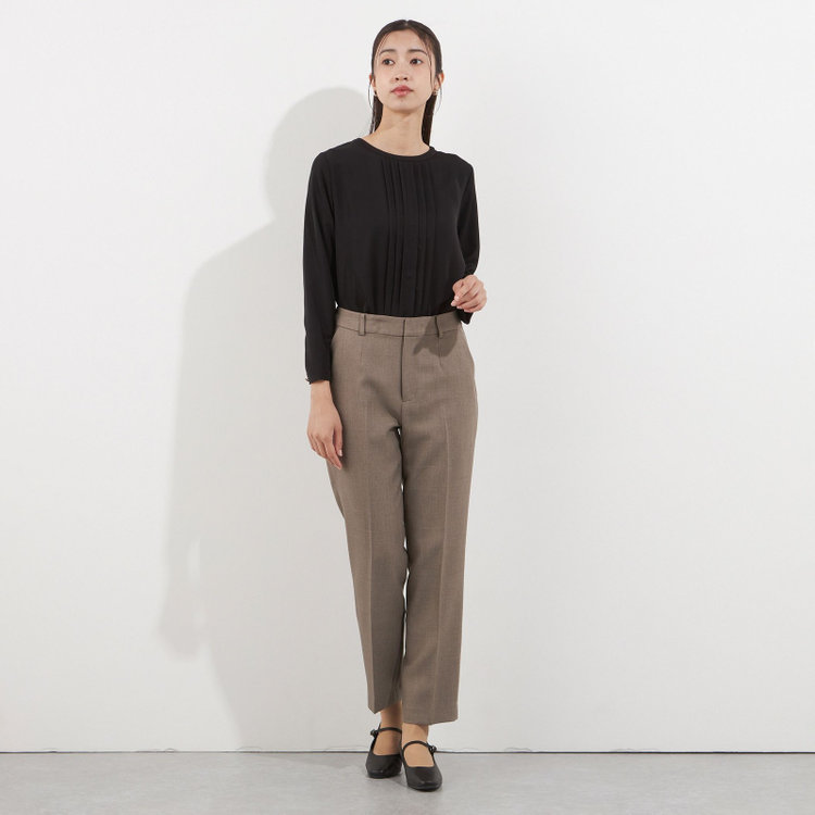 ソノタ（KONAKA用） 【Diana】【秋冬】パンツ/ブラウン/ウォッシャブル＆ストレッチ/裾上げ済仕様 茶淡色