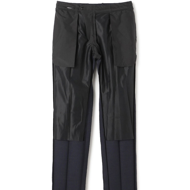 ＪＰ コンフォート 【JOHN PEARSE comfort】【年間】7WAY コーディネイトパンツ付き/2釦シングルスリーピーススーツ ショートタック/ネイビー×ソリッド+グレーパンツ/ウエストシャーリング/ウォッシャブル/ストレッチ/ULTRA MOVEM/※裾上げ必要 紺中間