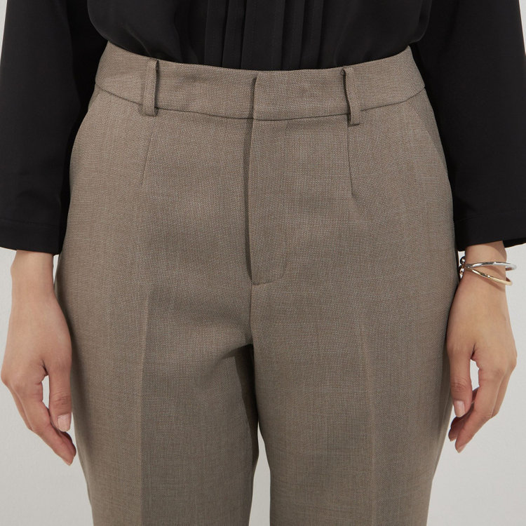 ソノタ（KONAKA用） 【Diana】【秋冬】パンツ/ブラウン/ウォッシャブル＆ストレッチ/裾上げ済仕様 茶淡色