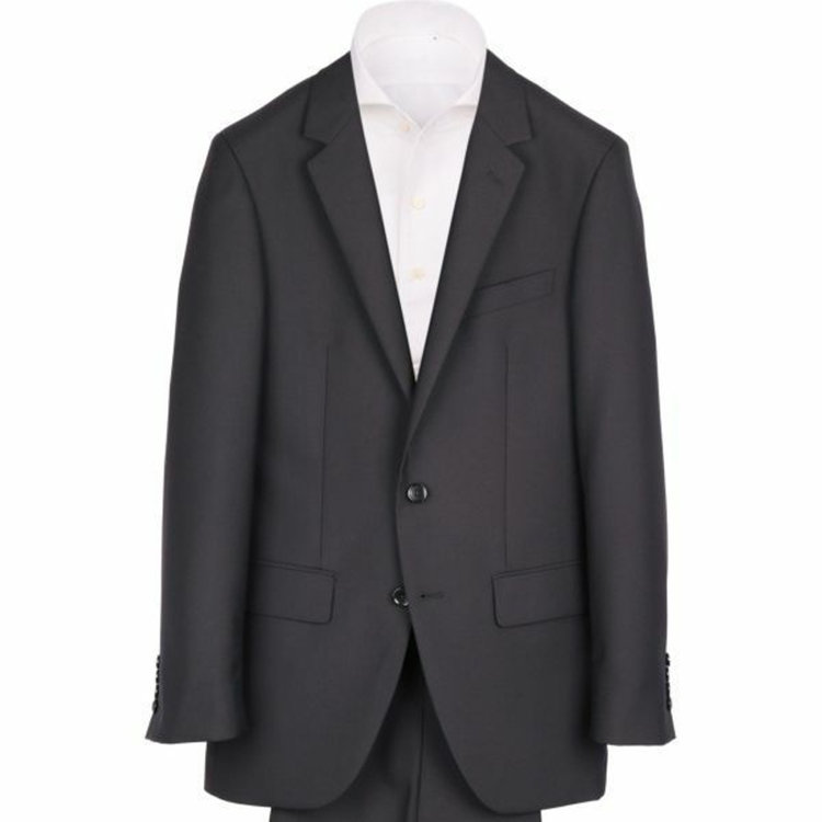 ＵＮＰＲＥＳＳＵＲＥ 【Unpressure】【年間】2釦シングルスーツ 0タック/ブラック×ソリッド ブラック系(黒)