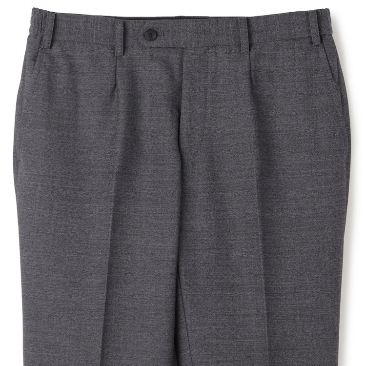 ＪＰ コンフォート 【JOHN PEARSE comfort】【年間】7WAY コーディネイトパンツ付き/2釦シングルスリーピーススーツ ショートタック/ネイビー×ソリッド+グレーパンツ/ウエストシャーリング/ウォッシャブル/ストレッチ/ULTRA MOVEM/※裾上げ必要 紺中間