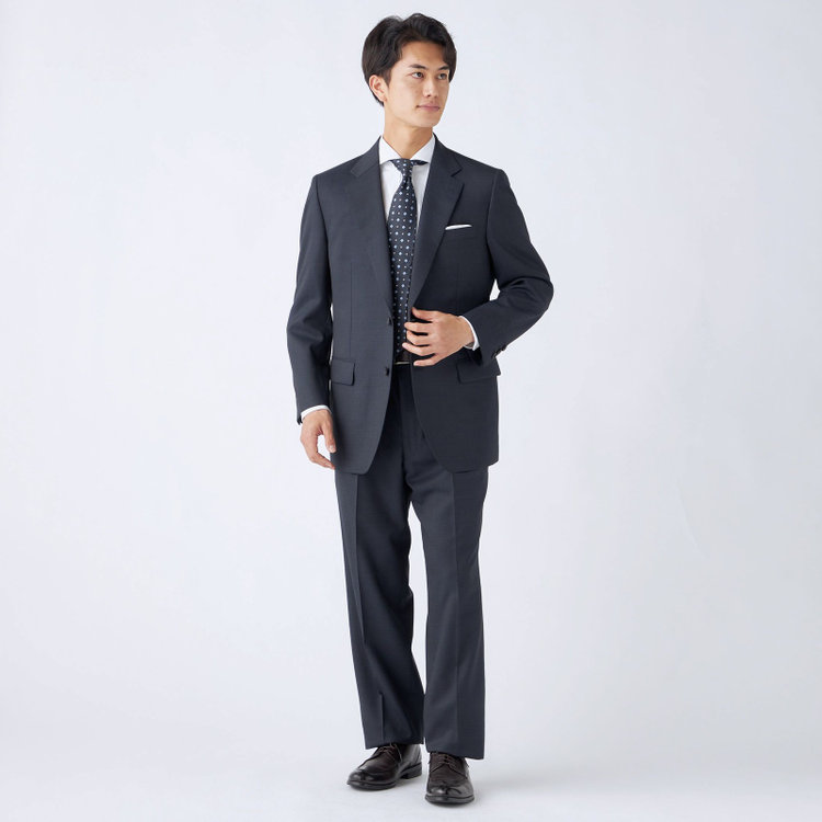ドナートヴィンチ 【Donato Vinci Italy】【秋冬】2釦シングルスーツ 1タック/ネイビー/REAL NAVY COLLECTION/NEW ZEALAND WOOL/SustainaBee Wool/※裾上げ必要 紺中間