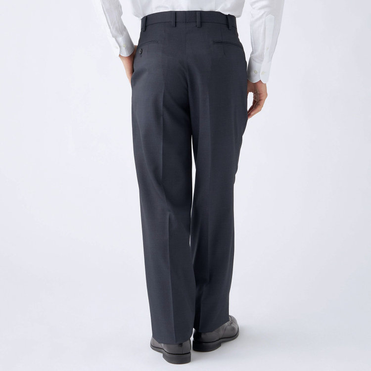 ドナートヴィンチ 【Donato Vinci Italy】【秋冬】2釦シングルスーツ 1タック/ネイビー/REAL NAVY COLLECTION/NEW ZEALAND WOOL/SustainaBee Wool/※裾上げ必要 紺中間