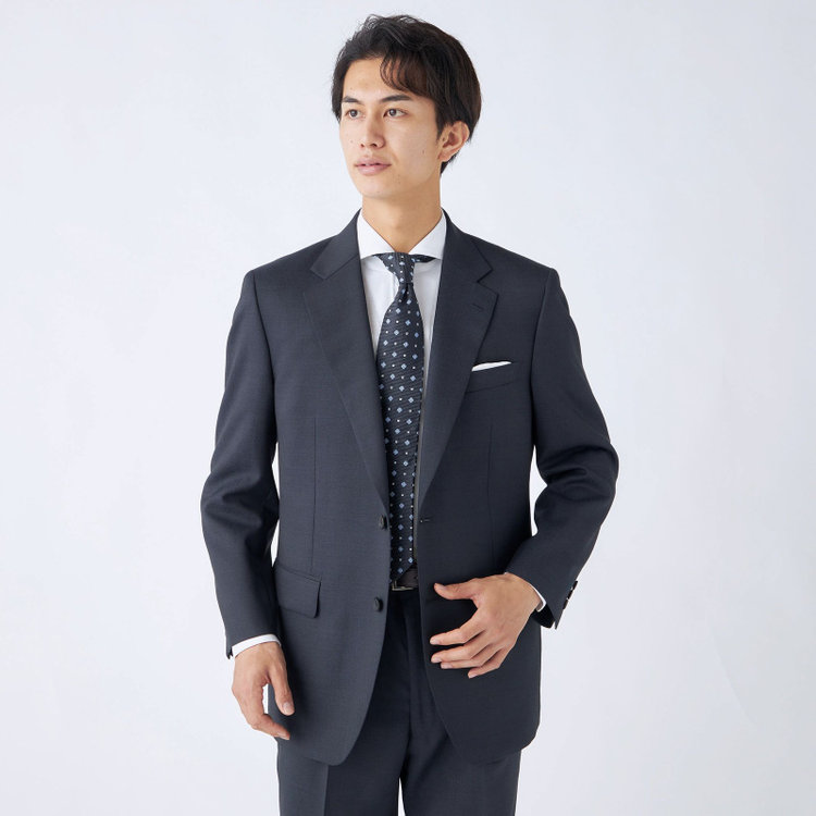 ドナートヴィンチ 【Donato Vinci Italy】【秋冬】2釦シングルスーツ 1タック/ネイビー/REAL NAVY COLLECTION/NEW ZEALAND WOOL/SustainaBee Wool/※裾上げ必要 紺中間