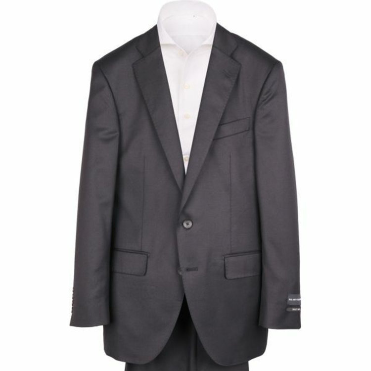 KONAKA　アウトレット 【WEB限定/OUTLET/汚れ・キズ等有】【JOHN PEARSE Black SELECT LINE】【年間】2釦シングルスーツ 0タック/ネイビー×ソリッド/NEW ZEALAND LIMITED WOOL/REAL NAVY COLLECTION ネイビー系(紺)