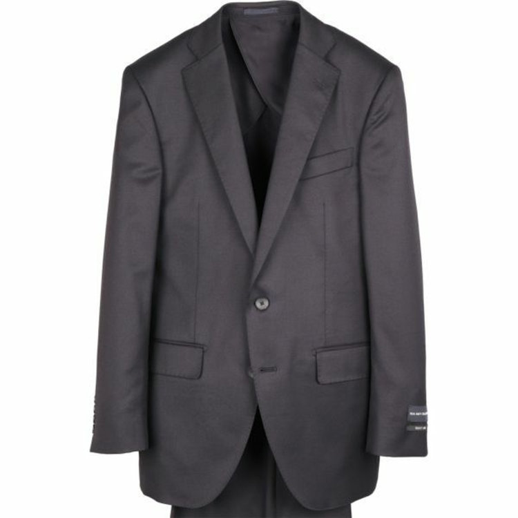 KONAKA　アウトレット 【WEB限定/OUTLET/汚れ・キズ等有】【JOHN PEARSE Black SELECT LINE】【年間】2釦シングルスーツ 0タック/ネイビー×ソリッド/NEW ZEALAND LIMITED WOOL/REAL NAVY COLLECTION ネイビー系(紺)