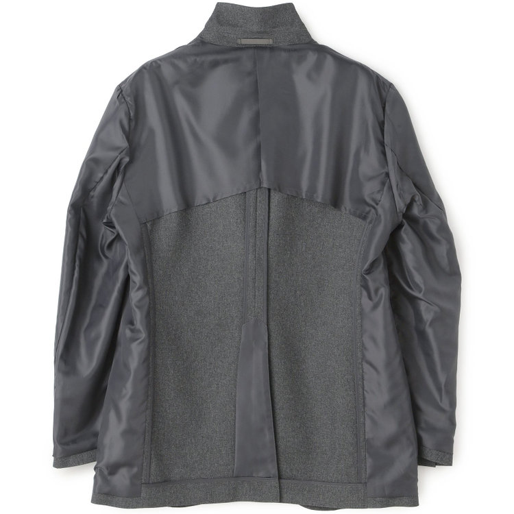 ハイスペックモーション 【HIGH SPEC MOTION】【春夏】ポリエステル2釦シングルジャケット/グレー グレー濃色