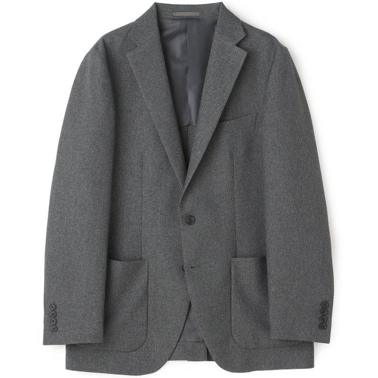 ハイスペックモーション 【HIGH SPEC MOTION】【春夏】ポリエステル2釦シングルジャケット/グレー グレー濃色