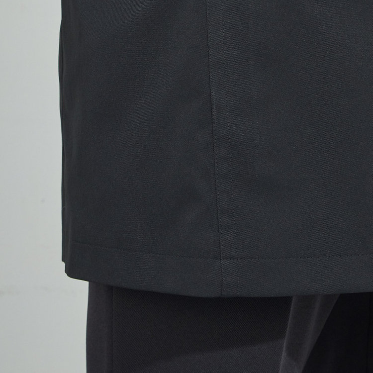 ジョンピアースブラック 【JOHN PEARSE Black】【秋冬】ステンカラーコート/ブラック/撥水加工 黒