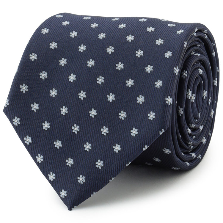 ハイスペックモーション 【発送在庫あり】【HIGH SPEC MOTION】ウォッシャブル 小紋柄ネクタイ 8.0cm幅/ネイビー その他