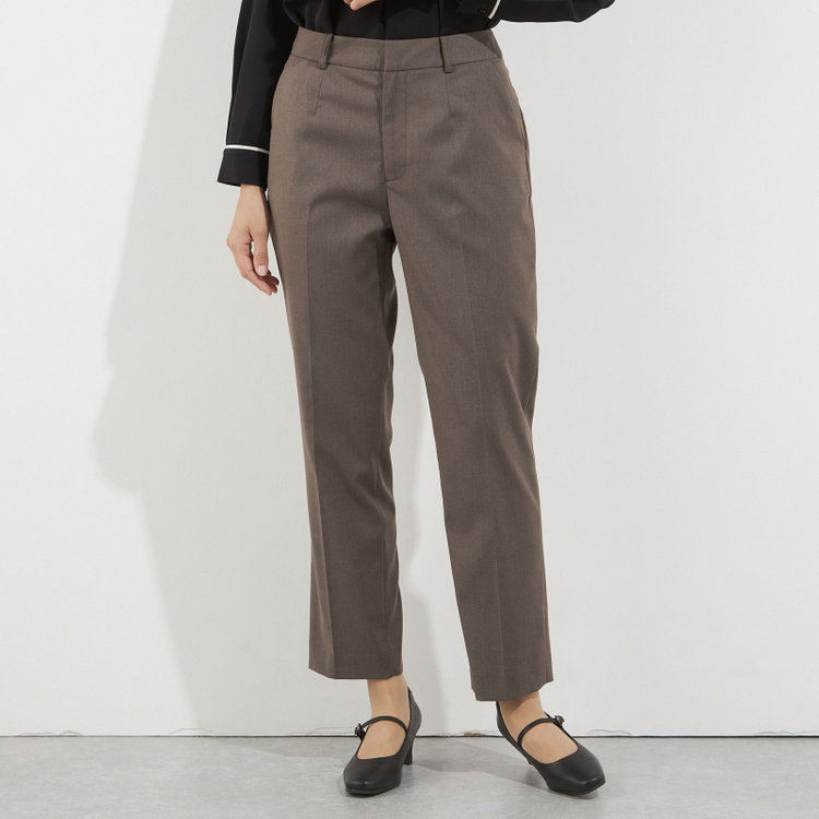 ソノタ（KONAKA用） 【Diana】【秋冬】パンツ/ブラウン/ウォッシャブル＆ストレッチ/裾上げ済仕様 茶中間