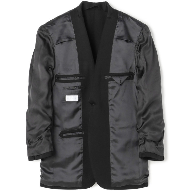 ジョンピアース 【JOHN PEARSE White】【秋冬】2釦シングルフォーマルスーツ 1タックパンツ/濃染加工/生活撥水/パンツアジャスター付き/※裾上げ必要 黒