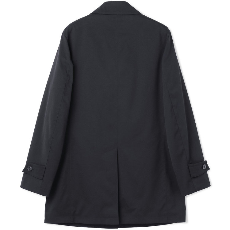 ジョンピアースブラック 【JOHN PEARSE Black】【秋冬】ステンカラーコート/ブラック/撥水加工 黒