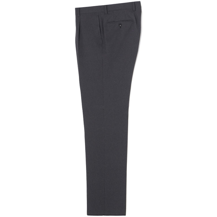 トゥルートップ 【TRUE TOP】【年間】2釦シングルスーツ ワンタックパンツ / チャコールグレー / パンツウォッシャブル ※裾直し必要 グレー濃色