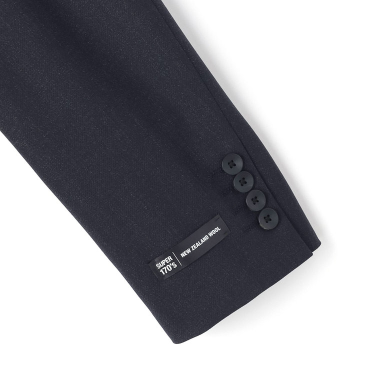 ドナートヴィンチウォモ 【THE 神 SUIT】【Donato Vinci Italy UOMO】【秋冬】2釦シングルスーツ 0タック/ネイビー/NEW ZEALAND WOOL/REAL COLLECTION/SustainaBee Wool/※裾上げ必要 紺中間