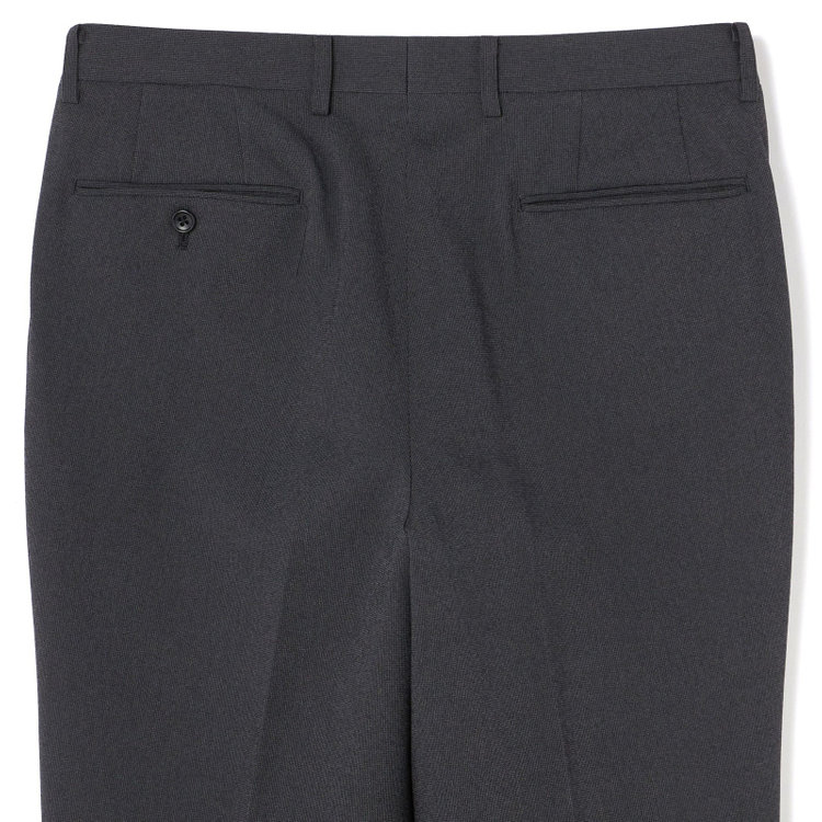 トゥルートップ 【TRUE TOP】【年間】2釦シングルスーツ ワンタックパンツ / チャコールグレー / パンツウォッシャブル ※裾直し必要 グレー濃色