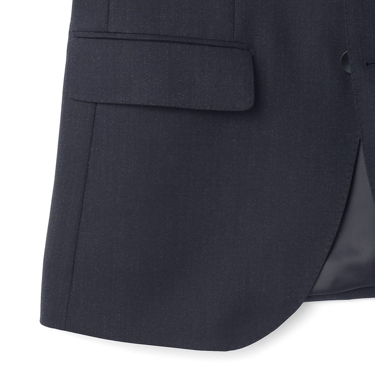 ドナートヴィンチウォモ 【THE 神 SUIT】【Donato Vinci Italy UOMO】【秋冬】2釦シングルスーツ 0タック/ネイビー/NEW ZEALAND WOOL/REAL COLLECTION/SustainaBee Wool/※裾上げ必要 紺中間