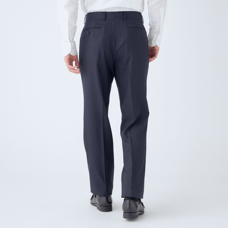 ドナートヴィンチウォモ 【THE 神 SUIT】【Donato Vinci Italy UOMO】【秋冬】2釦シングルスーツ 0タック/ネイビー/NEW ZEALAND WOOL/REAL COLLECTION/SustainaBee Wool/※裾上げ必要 紺中間