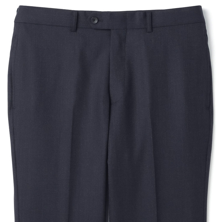 ドナートヴィンチウォモ 【THE 神 SUIT】【Donato Vinci Italy UOMO】【秋冬】2釦シングルスーツ 0タック/ネイビー/NEW ZEALAND WOOL/REAL COLLECTION/SustainaBee Wool/※裾上げ必要 紺中間