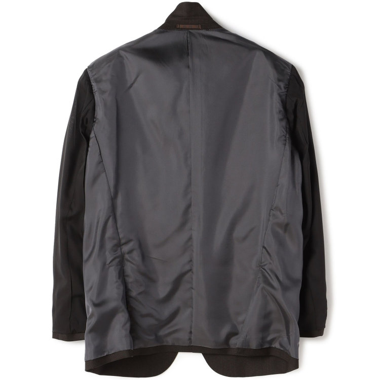 ＫＡＮＳＡＩＭＡＮ 【KANSAIMAN collection】【秋冬】2釦シングルスーツ ショートタック/ブラウン×ピンヘッド/REAL BROWN COLLECTION/NEW ZEALAND WOOL SHOWER CLEAN/SustainaBee Wool 茶中間