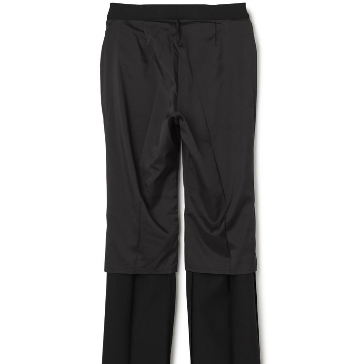 ナチュラル　ビューティー 【NATURAL BEAUTY】【年間】ストレートラインパンツ/ブラック/※裾上げ済み仕様 黒