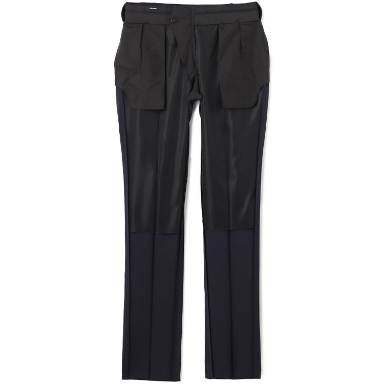 ＪＰ コンフォート 【JOHN PEARSE comfort】【春夏】2釦シングルスーツ ショートタック/ネイビー×チェック/ULTRA MOVE/TRABEST/ウエストムーブ仕様/ウォッシャブル/ストレッチ/※裾上げ必要 紺中間