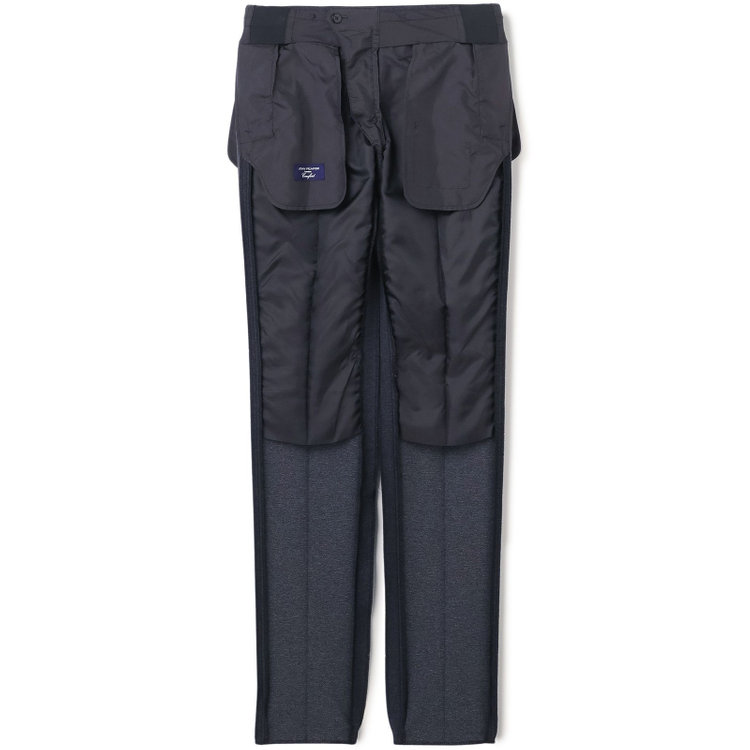 ＪＰコンフォート ネイビー 【JOHN PEARSE comfort navy】【秋冬】1タックパンツ/ネイビー×DENIM LOOK/ウエストムーブ仕様/ULTRA MOVE/※裾上げ必要 紺濃色