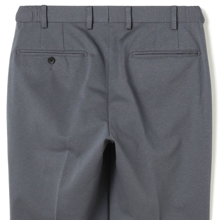 ＪＰ コンフォート 【JOHN PEARSE comfort navy】【春夏】機能性ポリエステル 1タックパンツ/グレー/ウエストシャーリング仕様/ULTRA MOVE/RIRANCHA/※裾上げ必要 グレー中間