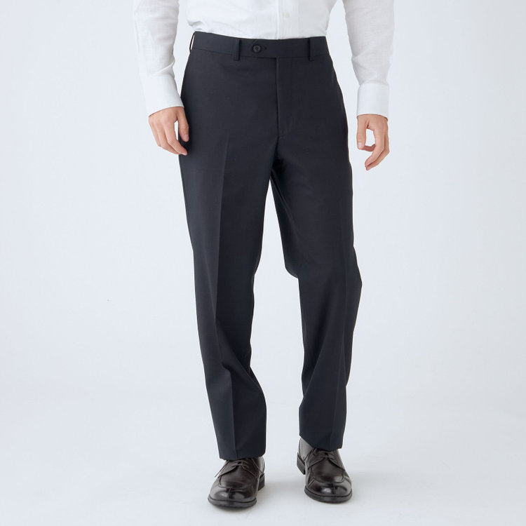 ドナートヴィンチウォモ 【THE 神 SUIT】【Donato Vinci Italy UOMO】【秋冬】2釦シングルスーツ 0タック/ネイビー×ソリッド/NEW ZEALAND WOOL SUPER170'S/SustainaBee Wool/※裾上げ必要 紺中間