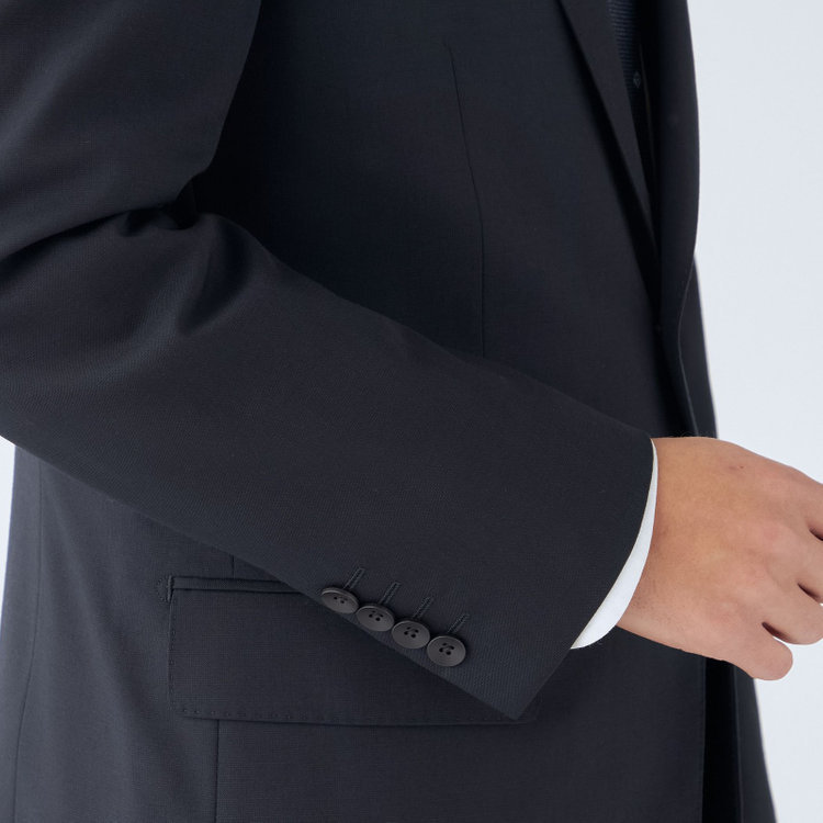 ドナートヴィンチウォモ 【THE 神 SUIT】【Donato Vinci Italy UOMO】【秋冬】2釦シングルスーツ 0タック/ネイビー×ソリッド/NEW ZEALAND WOOL SUPER170'S/SustainaBee Wool/※裾上げ必要 紺中間