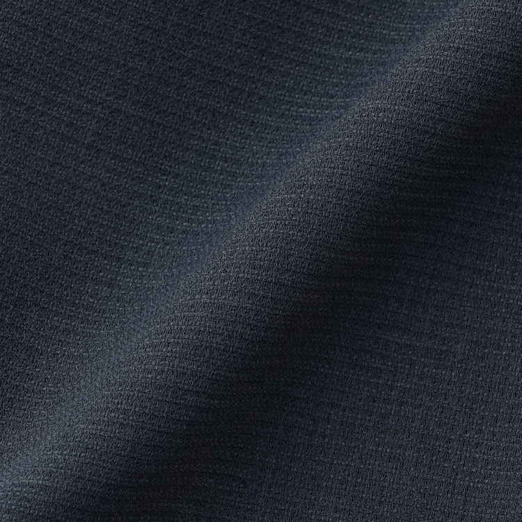 ＪＰコンフォート ネイビー 【JOHN PEARSE comfort navy】【春夏】1タックパンツ/ブルー×ドットエアー＆カラミ織り/ウエストムーブ仕様/※裾上げ必要 青中間