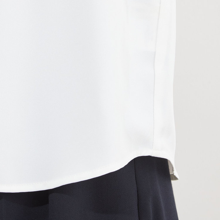 ナチュラル　ビューティー 【NATURAL BEAUTY】フリルリボンブラウス/ホワイト 白