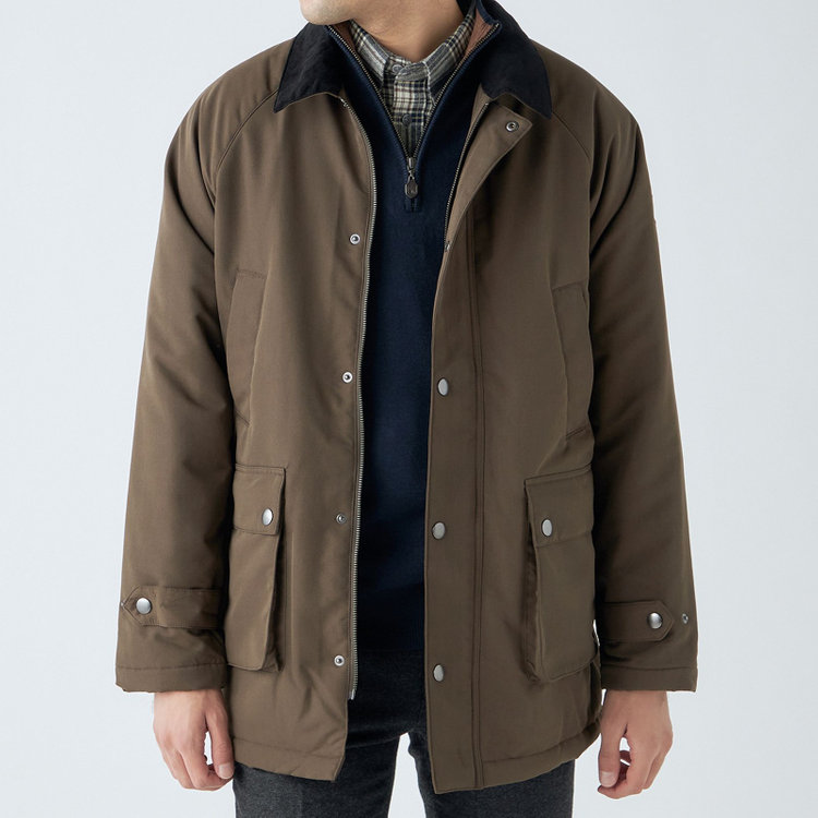 スタンリーブラッカ 【stanley blacker new york】【秋冬】ハーフジップニット/ネイビー 紺中間