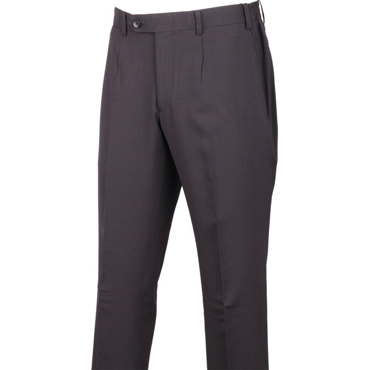 ＪＰ コンフォート 【JOHN PEARSE comfort】【春夏】7WAY コーディネイトパンツ付き/2釦シングルスリーピーススーツ ショートタック/ブラック×チェック+グレーパンツ/ULTRA MOVE/ウエストシャーリング/ウォッシャブル/ストレッチ ブラック系(黒)