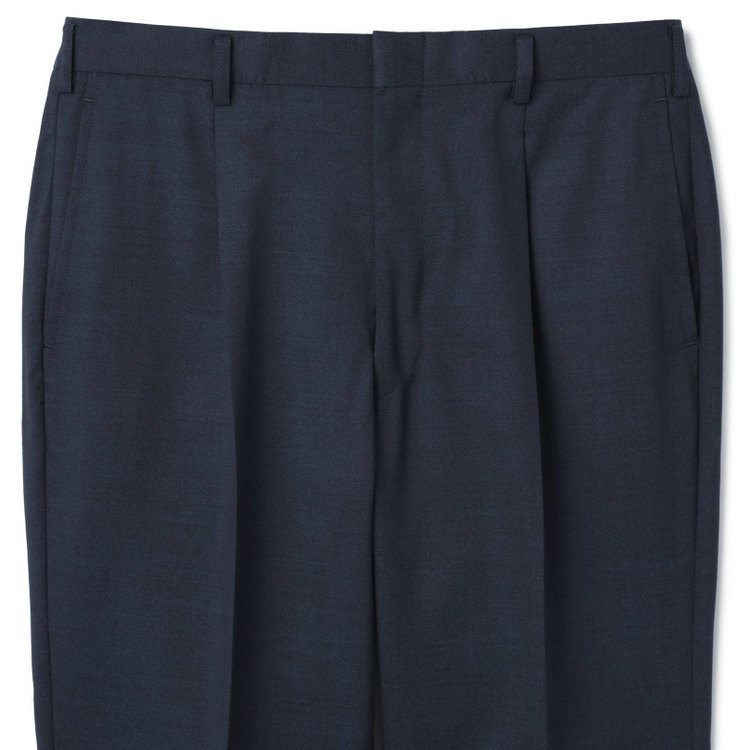 ドナートヴィンチ 【Donato Vinci Italy】【秋冬】2釦シングルスーツ 1タック/ネイビー/REAL NAVY COLLECTION/NEW ZEALAND WOOL/SustainaBee Wool/※裾上げ必要 紺中間