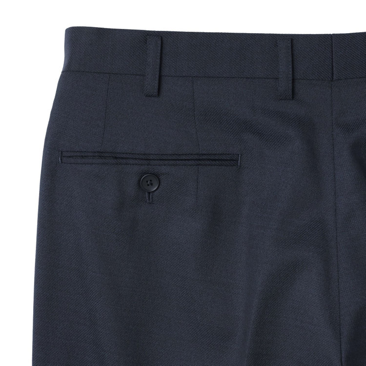 ドナートヴィンチ 【Donato Vinci Italy】【秋冬】2釦シングルスーツ 1タック/ネイビー/REAL NAVY COLLECTION/NEW ZEALAND WOOL/SustainaBee Wool/※裾上げ必要 紺中間