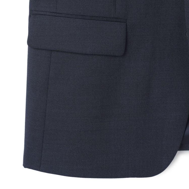 ドナートヴィンチ 【Donato Vinci Italy】【秋冬】2釦シングルスーツ 1タック/ネイビー/REAL NAVY COLLECTION/NEW ZEALAND WOOL/SustainaBee Wool/※裾上げ必要 紺中間