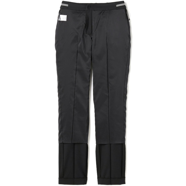 ソノタ（KONAKA用） 【Ultima nero G-Style】【年間】ネイビー×ストライプ / テーパードパンツ / ウォッシャブル / ストレッチ / 防シワ / 撥水加工 黒