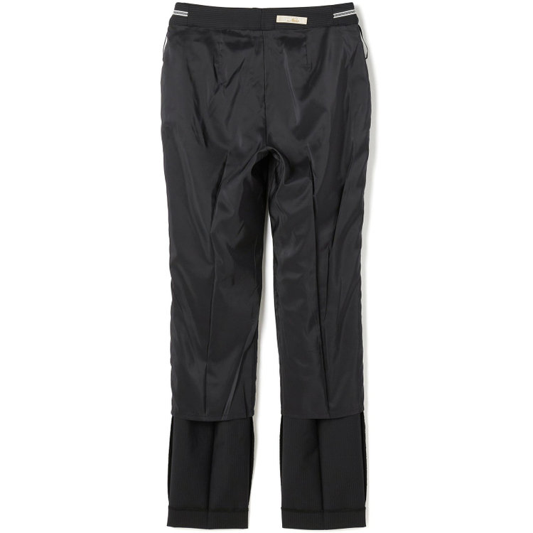 ソノタ（KONAKA用） 【Ultima nero G-Style】【年間】ネイビー×ストライプ / テーパードパンツ / ウォッシャブル / ストレッチ / 防シワ / 撥水加工 黒